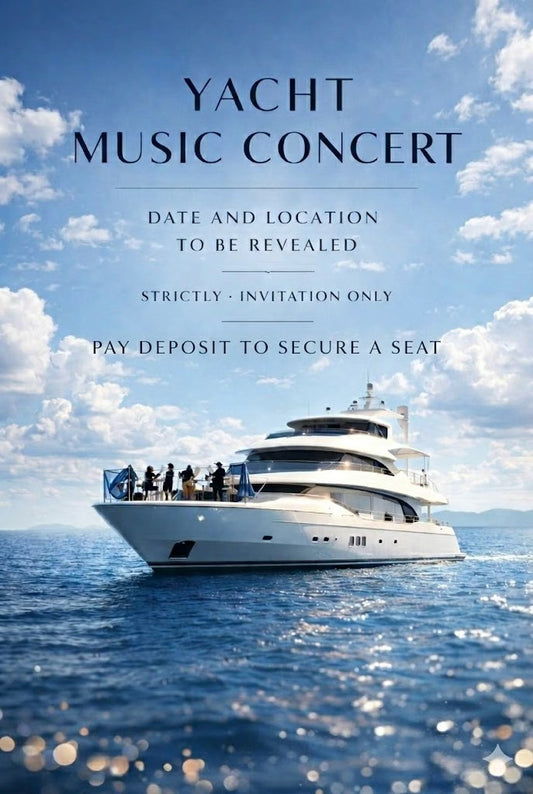 Yacht Music Concert Reservation Deposit -海上音乐会定金